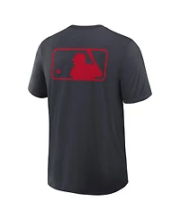 Nike Men's Navy Washington Nationals Authentic Collection Early Work Tri-Blend Performance T-Shirt