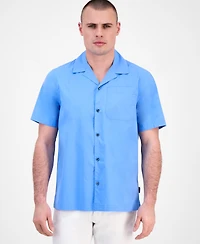Michael Kors Men's Relaxed-Fit Solid Shirt