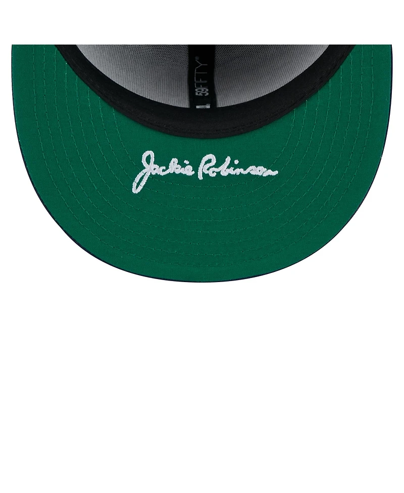 New Era Men's Navy Milwaukee Brewers 2025 Jackie Robinson Day 59FIFTY Fitted Hat