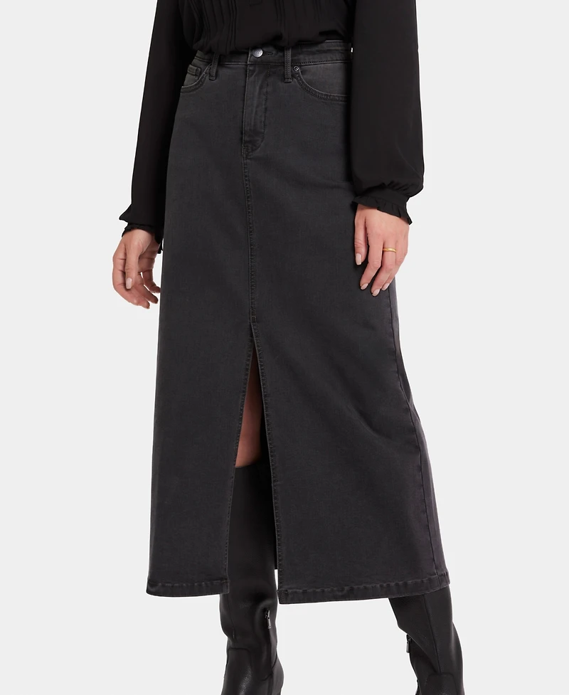 Nydj Women's High Rise Long Skirt