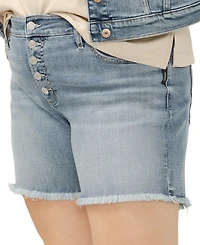 Silver Jeans Co. Plus Mid Rise Boyfriend Shorts
