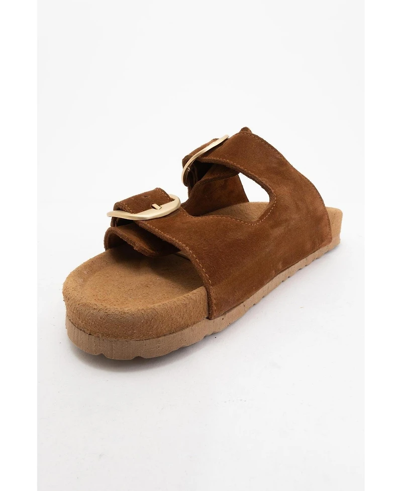 Ovesta Soft Footbed Leather Slide Sandal (Women