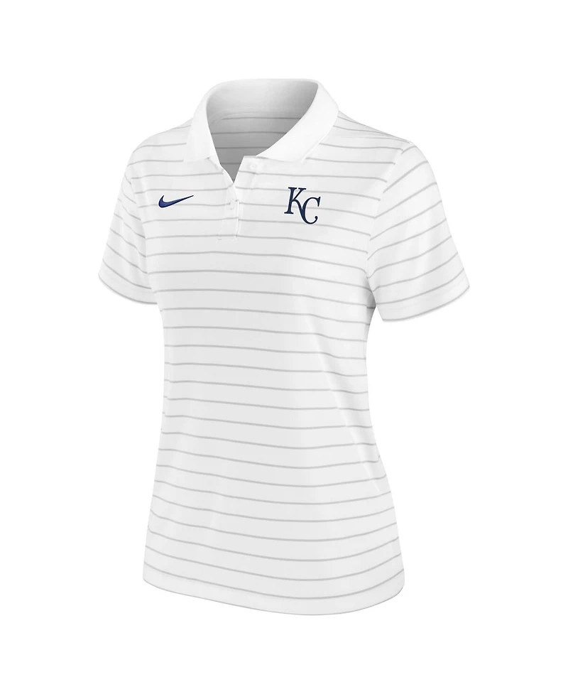 Nike Women's White Kansas City Royals Authentic Collection Victory Performance Polo Shirt