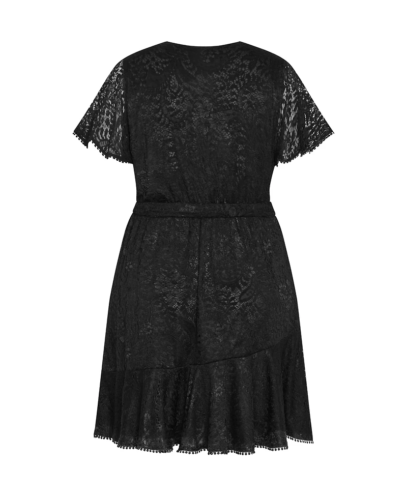 City Chic Women's Sweet Lace Dress