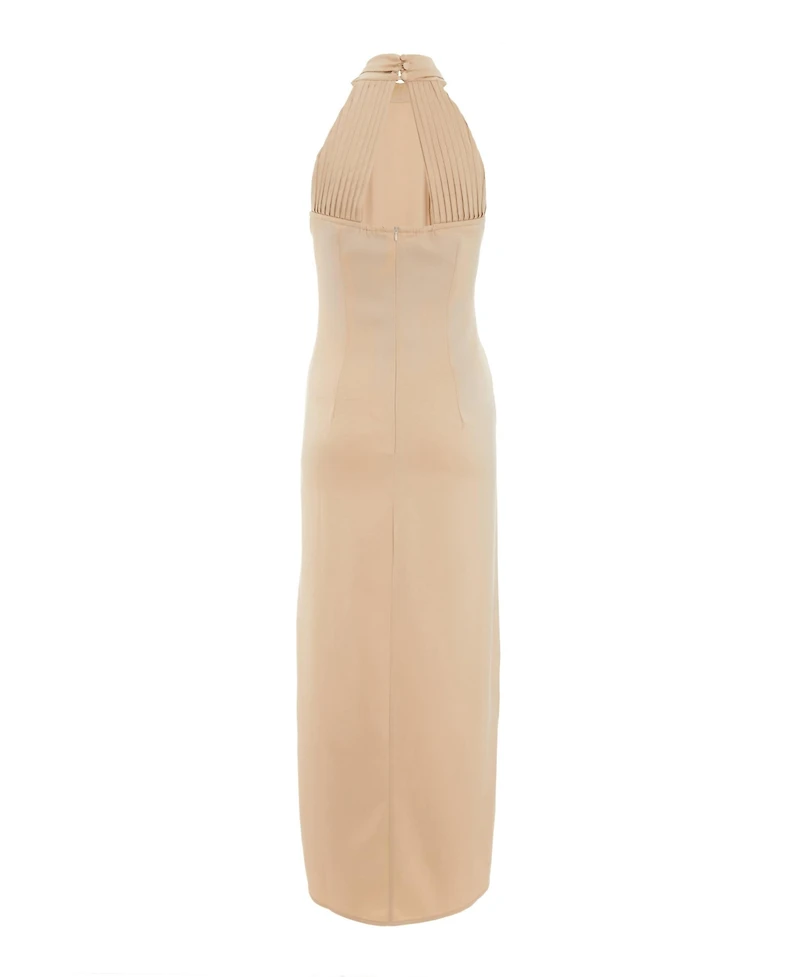 Quiz Women's Satin Halter Neckline Midi Dress