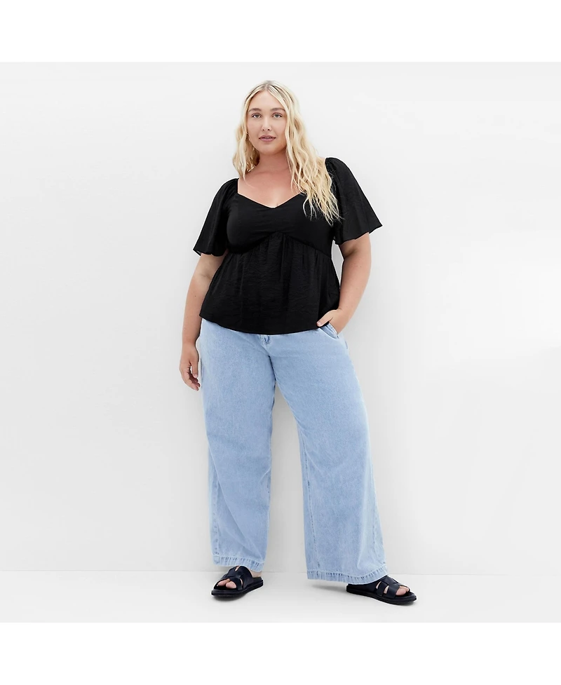 City Chic Plus Marci Top