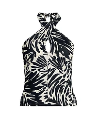 Lands' End Women's Criss Cross Halter Tankini Top