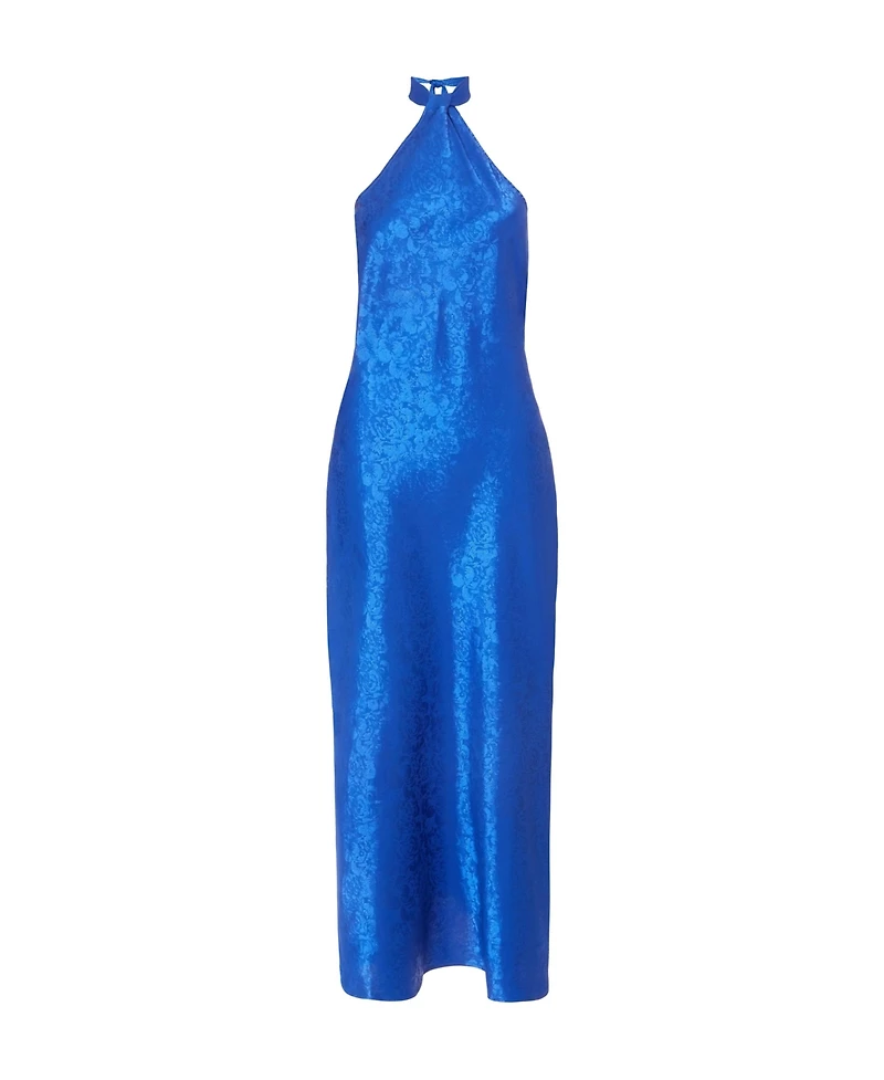 Quiz Women's Satin Halter Neck Maxi Dress