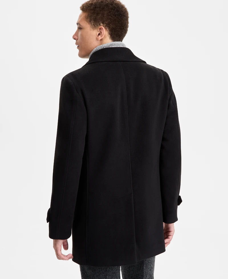 Tommy Hilfiger Men's Classic-Fit Double Breasted Overcoat