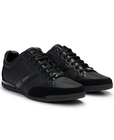 Boss by Hugo Men's Mixed-Material Trainers Sneakers