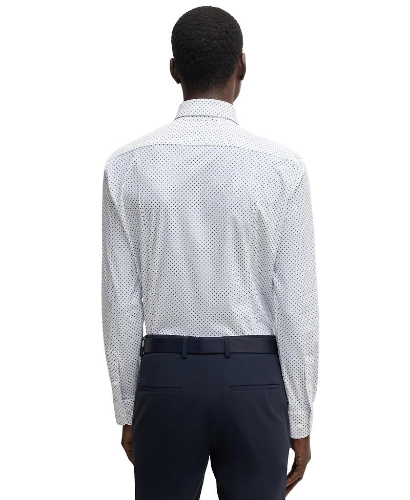 Boss by Hugo Men's Stretch Jersey Slim-Fit Dress Shirt