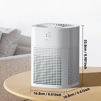 Chivalz Hepa Air Purifier with Essential Oil Diffuser for Home Bedroom, Up to 108 Sqft 2 Pack