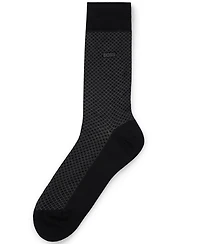 Boss by Hugo Men's Regular-Length Patterned Socks