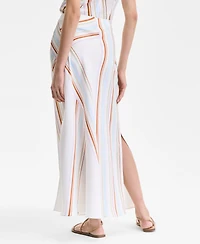 I.n.c. International Concepts Women's Striped Maxi Skirt, Exclusively at Macy's