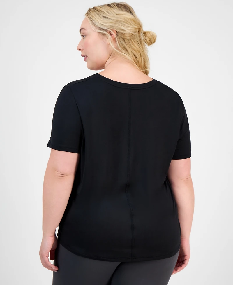 Id Ideology Plus Solid Essentials Active Tee, Created for Macy's