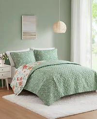 Addison Park Rosalie Floral 3-Pc. Quilt and Tote Set, Twin