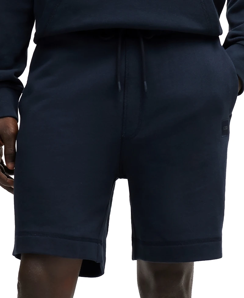 Boss by Hugo Men's Logo Badge Regular-Fit Shorts