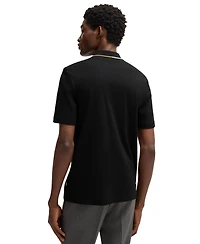 Boss by Hugo Men's Zip-Neck Interlock Polo