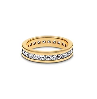 Pandora Eternity Channel 14K Gold-Plated Ring