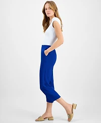 Ak Anne Klein Women's Pull-On Cropped Pants