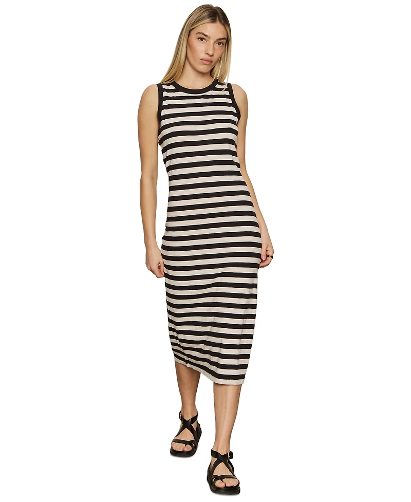 Sanctuary Women's Striped Sleeveless Midi Dress