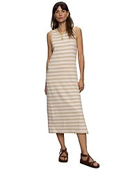 Sanctuary Women's Striped Sleeveless Midi Dress