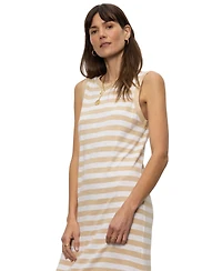 Sanctuary Women's Striped Sleeveless Midi Dress
