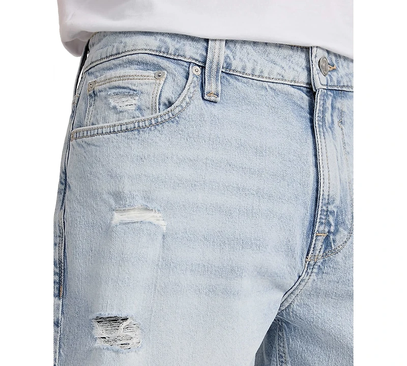 Guess Men's Wyatt Regular-Fit Stretch Denim Shorts