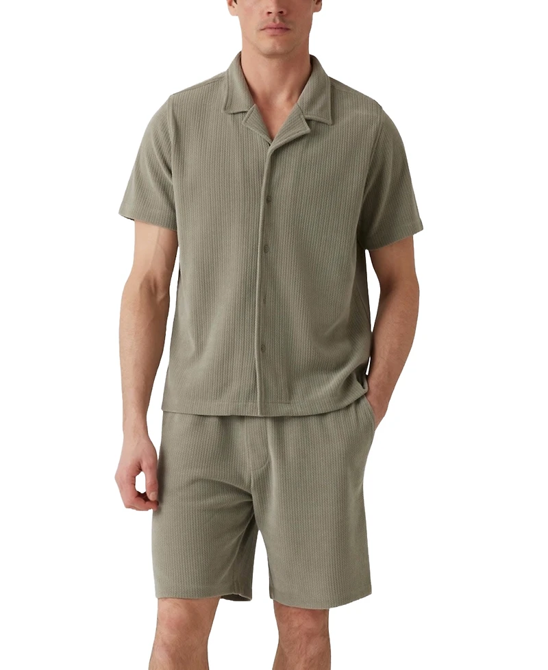 Guess Men's Baron Textured Knit Shirt