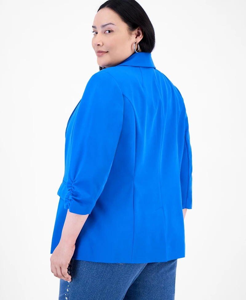 I.n.c. International Concepts Plus Size 3/4-Sleeve Blazer, Created for Macy's