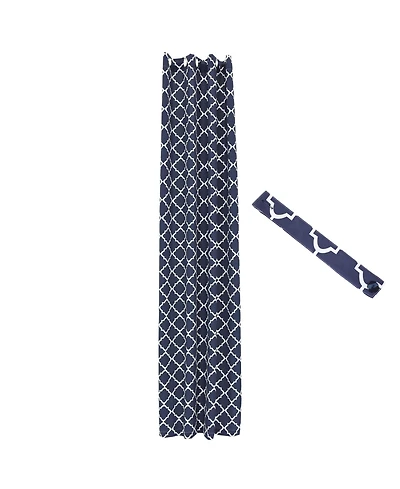 Designer Eyelet Outdoor Light Filtering Curtain Panel with Grommet Top