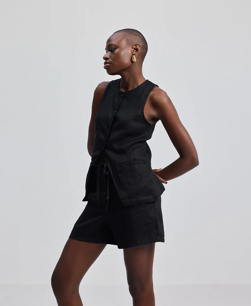 Reistor Women's Hemp Shorts Black