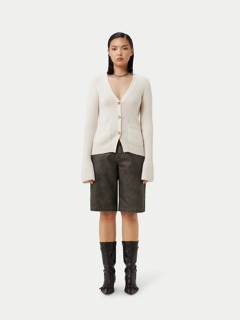 Gobi Cashmere Women's Buttoned V-Neck Cardigan