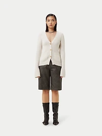 Gobi Cashmere Women's Buttoned V-Neck Cardigan