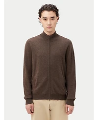 Gobi Cashmere Men's Full Zip Stand Collar Cardigan