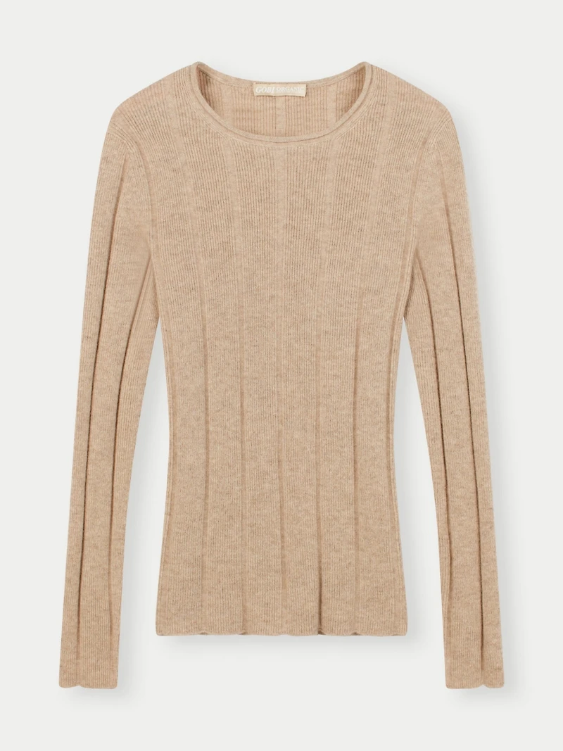 Gobi Cashmere Juniors' C-Neck Sweater