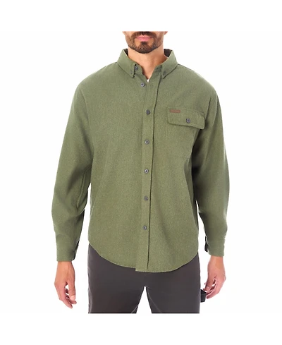 Smith's Workwear Men's Long Sleeve Extra Heavyweight Chamois Flannel Shirt