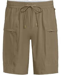 Lands' End Big & Tall 9 Inch Packable Cargo Swim Shorts