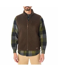Smith's Workwear Men's Sherpa-Lined Sweater Fleece Vest