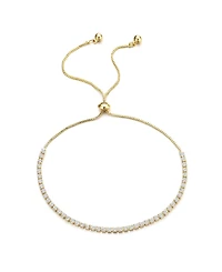 Adornia Gold Adjustable Tennis Bolo Bracelet