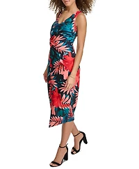 Siena Women's Printed Scuba-Crepe Bodycon Midi Dress