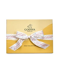 Godiva Assorted Milk Chocolate Gift Box with Happy Birthday Ribbon, 36 Pieces