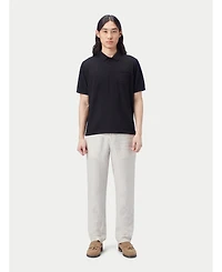 Gobi Cashmere Men's Cotton Silk Blend Polo T-Shirt