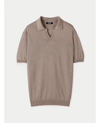Gobi Cashmere Men's Silk Polo Shirt