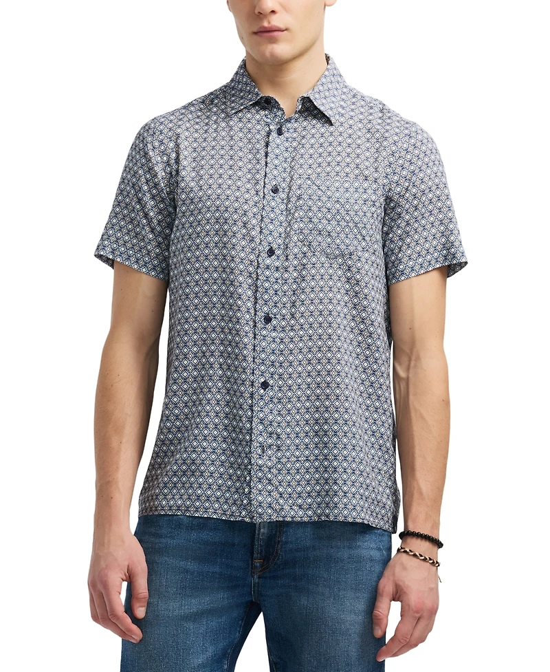 Men's Sirilo Geo-Pattern Shirt