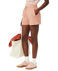 Lacoste Usa Women's Drawstring Sweat Shorts