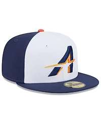 New Era Men's White/Navy Houston Astros 2025 City Connect 59FIFTY Fitted Hat
