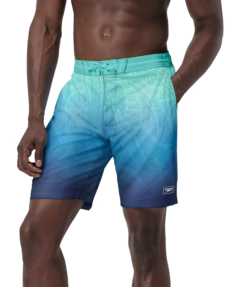 Speedo Men's Island Flow Bondi Basin Ombre Drawstring 9" Boardshorts