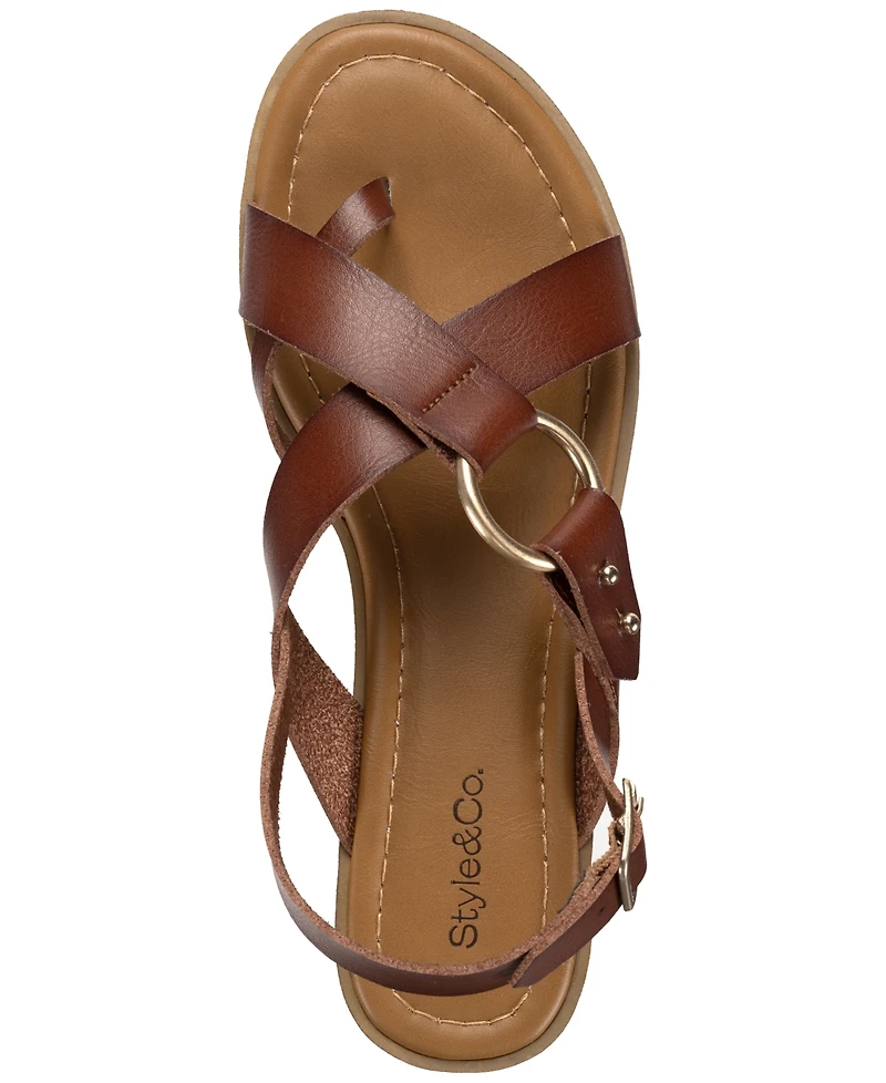 Style & Co Women's Romyy Flat Sandals, Exclusively at Macy's
