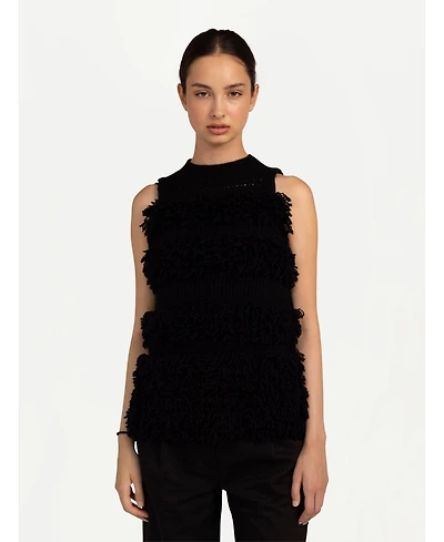 Gobi Cashmere Women's Loop-Stitch Cashmere Vest